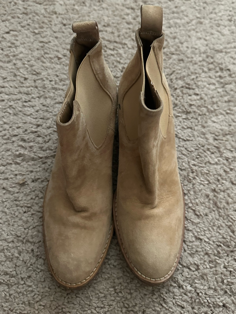 Jenni Karen suede Chelsea boots